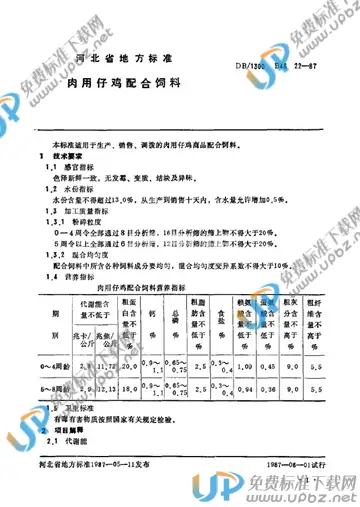 DB/1300 B46 22-1987 免费下载