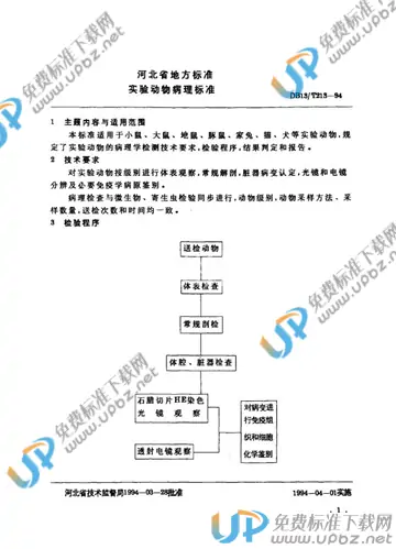 DB13/T 213-1994 免费下载