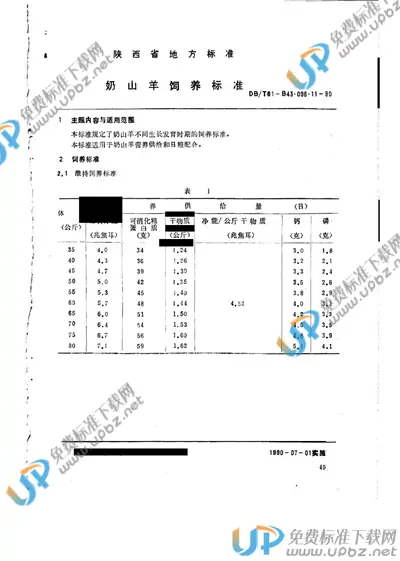 DB61/T B43.096.11-1990 免费下载