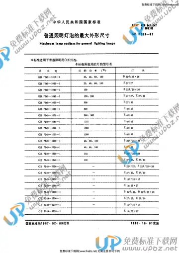 GB/T 7249-1987 免费下载