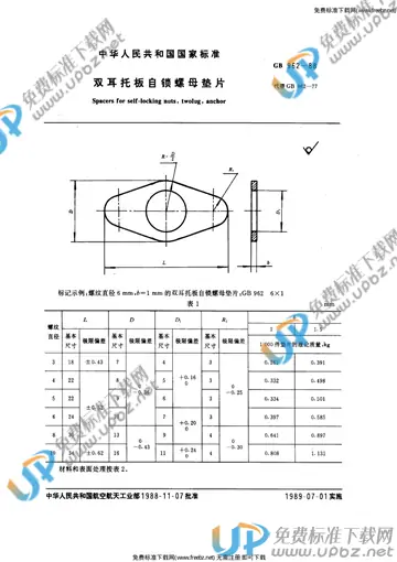 GB/T 962-1988 免费下载