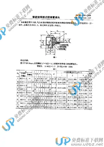 JB/ZQ 4188-2006 免费下载