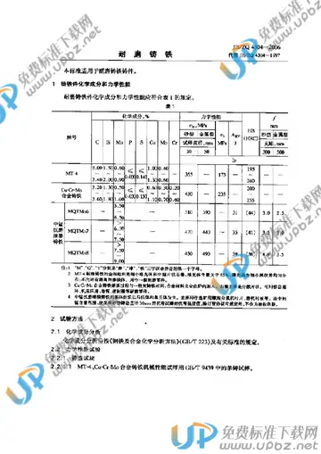 JB/ZQ 4304-2006 免费下载