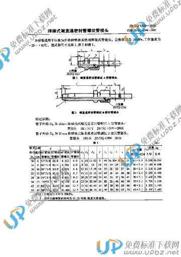 JB/ZQ 4399-2006 免费下载