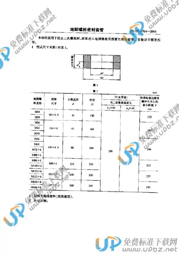 JB/ZQ 4764-2006 免费下载