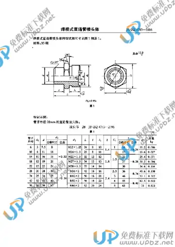 JB/ZQ 4783-2006 免费下载