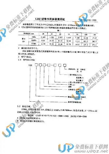 JB/ZQ 4788-2006 免费下载