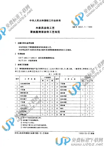 QB/T 3657.1-1999 免费下载