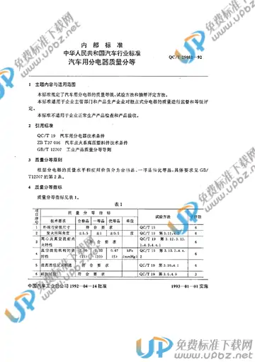 QC/T 29081-1992 免费下载