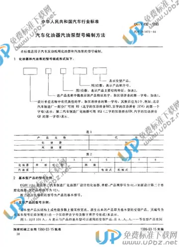 QC/T 492-1999 免费下载