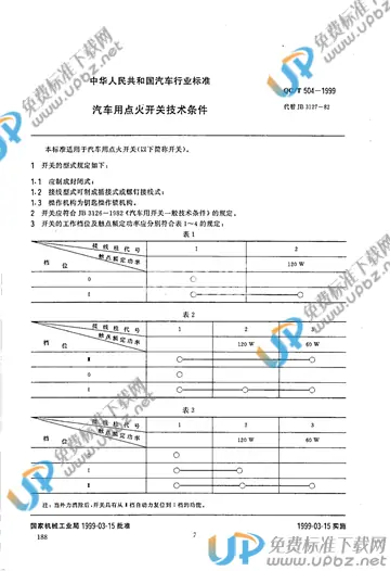 QC/T 504-1999 免费下载