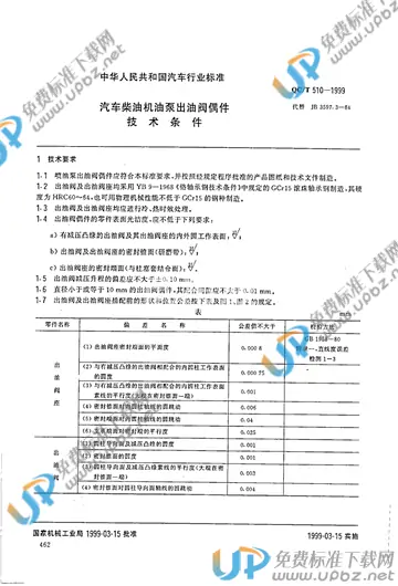 QC/T 510-1999 免费下载