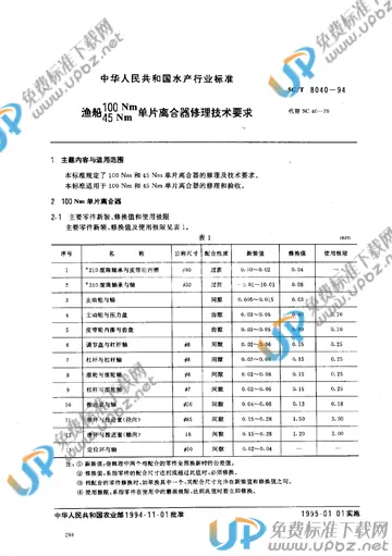 SC/T 8040-1994 免费下载