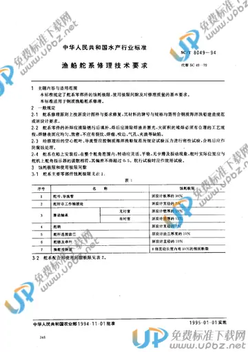 SC/T 8049-1994 免费下载