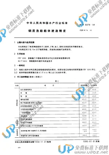 SC/T 8078-1994 免费下载