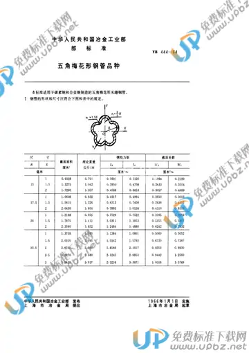 YB 444-1964 免费下载