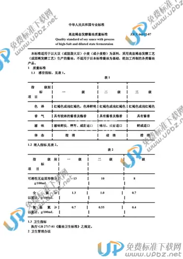 ZB X66012-1987 免费下载