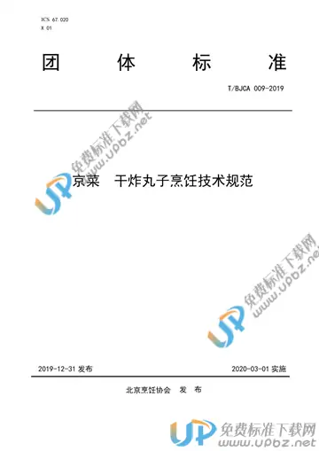 T/BJCA 009-2019 免费下载