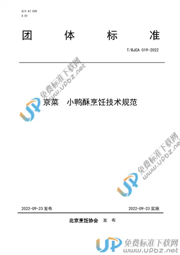 T/BJCA 019-2022 免费下载