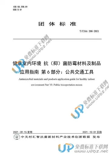 T/CIAA 206-2021 免费下载