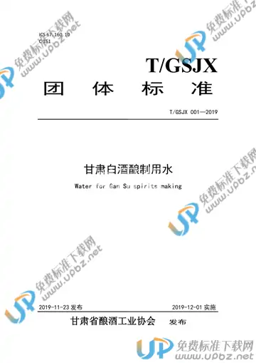 T/GSJX 001-2019 免费下载