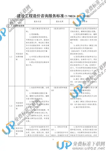 T/YNECA 001-2018 免费下载